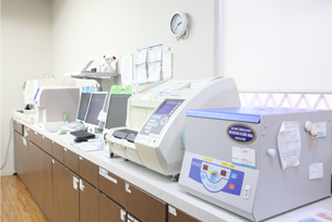 血液検査をして15分以内で結果がわかります!